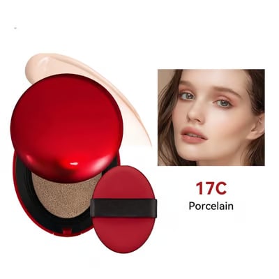 🔥🎉2025 HOT SALE 🎉Buy 1 Get 1 Free✨High-Coverage Hydrating Long-Lasting Red Cushion Foundation