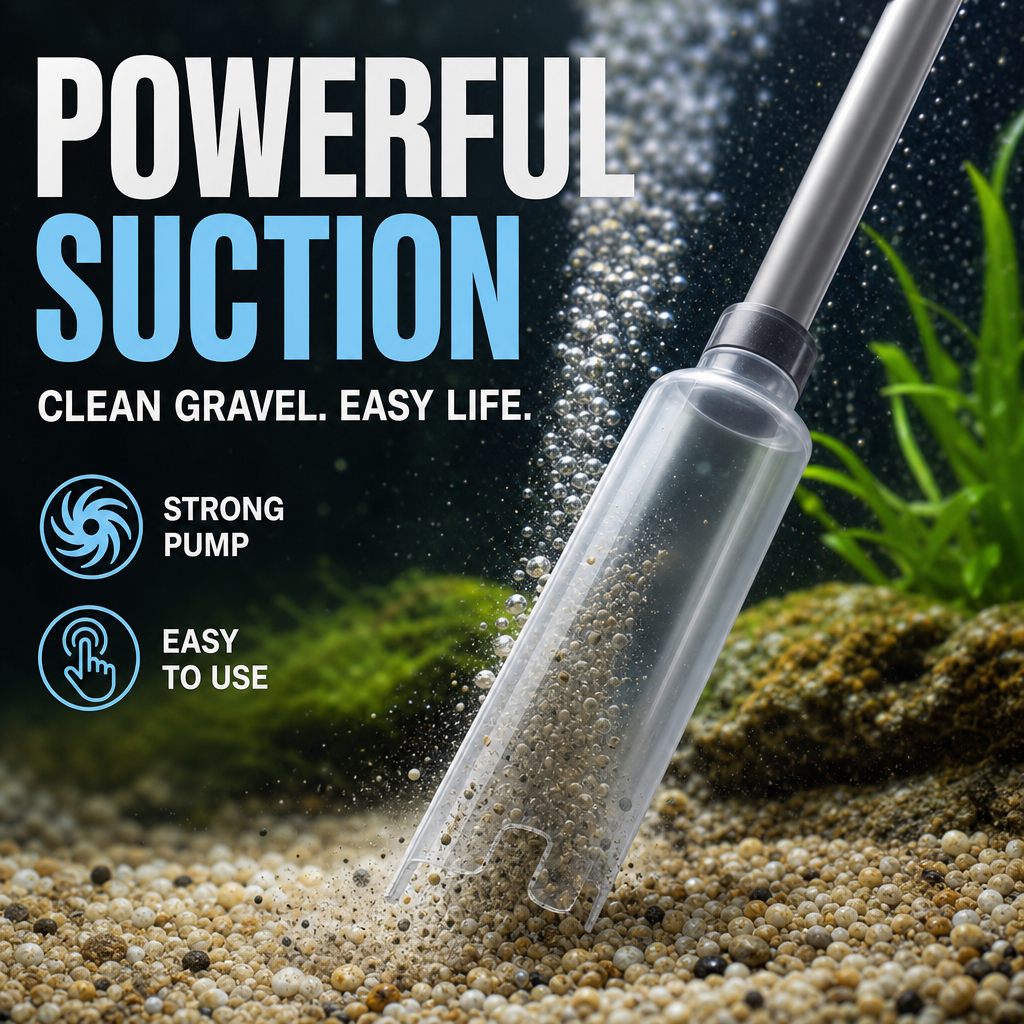 50% off 🔥 Electric Aquarium Gravel Cleaner