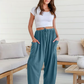 🌞🌞Summer Hot Sale 49% OFF -👖Women's Linen Wide Leg Pants with Pockets