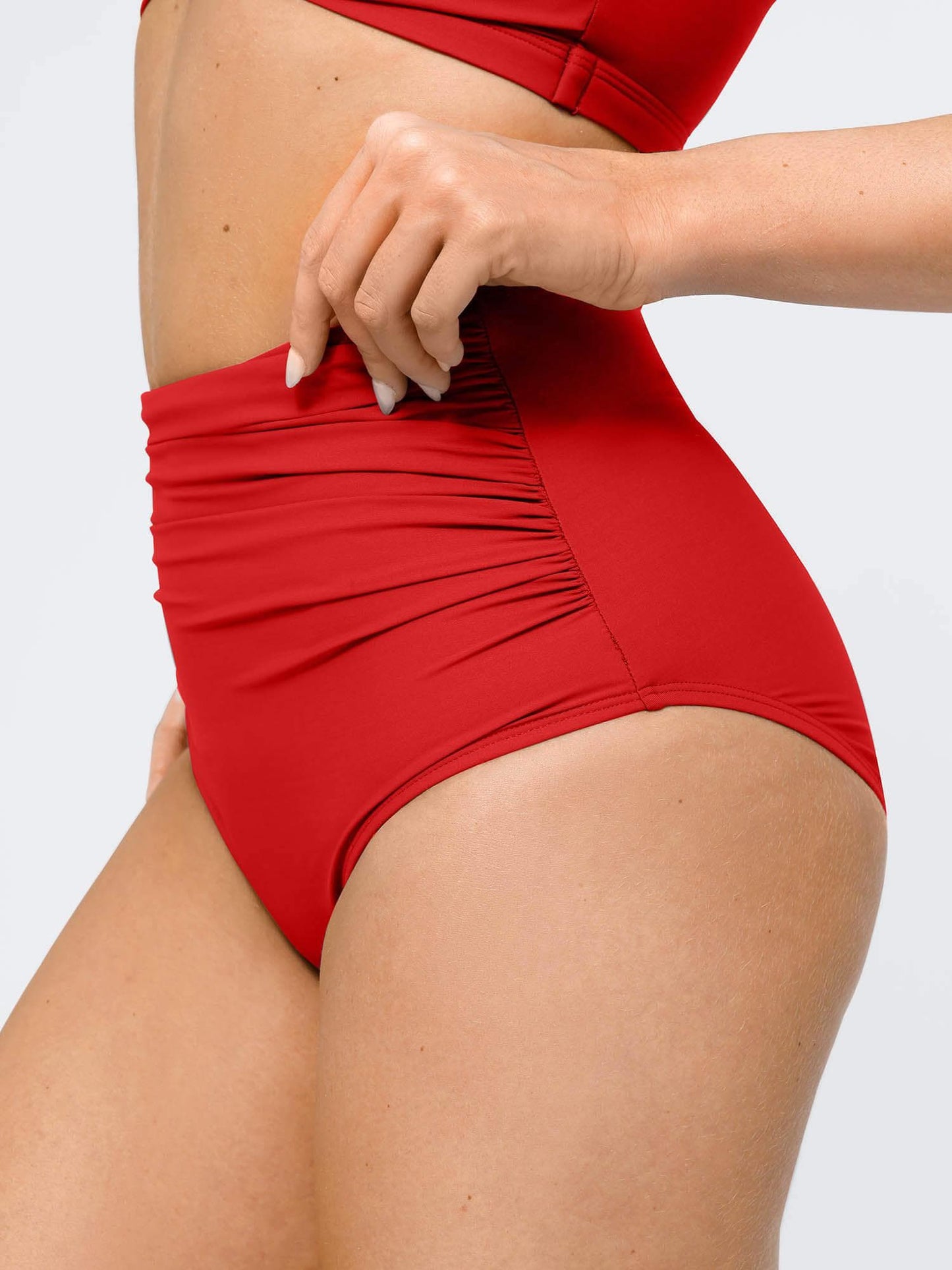 🔥Summer Sale 49% OFF💥👙Shapewear Ruched Sculpting Bikini Top and Bottom Set