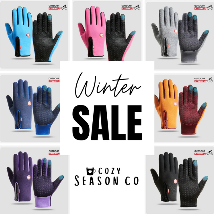 ⏰Last Day 50% OFF❄️Waterproof Touchscreen Thermal Gloves🎁Perfect for Outdoor Working, Cycling,Running,Driving