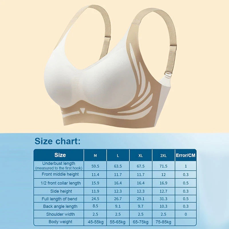 🔥Last Day Buy 1 Get 3 Packs🎁Super gather bra | Wireless Push-up Bra👍No more sagging breasts