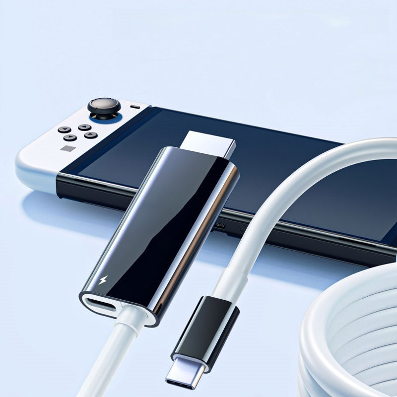 🔥 LIMITED-TIME SALE ONLY ￡9.99! ✨BUY 2 GET 1 FREE🔥USB-C to HDMI Adapter Cable for Switch