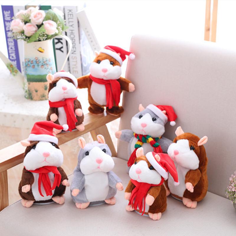 🐹 Last Day Special Price £8.99! ✨Talking Hamster Plush – repeats whatever you say, auto head-shaking, hilarious fun for kids & adults.🎁