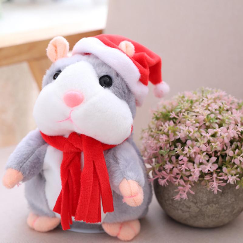 🐹 Last Day Special Price £8.99! ✨Talking Hamster Plush – repeats whatever you say, auto head-shaking, hilarious fun for kids & adults.🎁