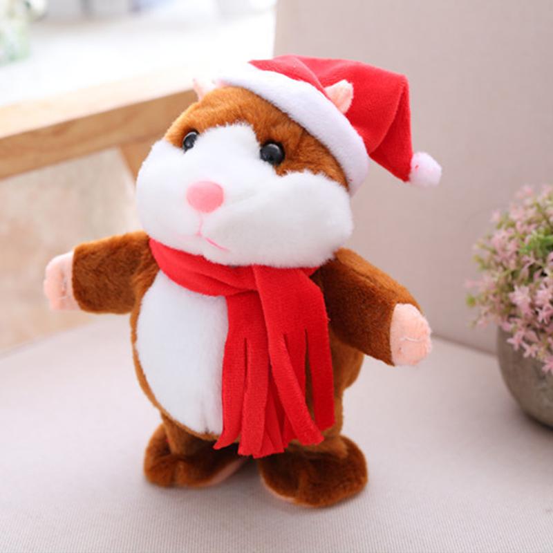 🐹 Last Day Special Price £8.99! ✨Talking Hamster Plush – repeats whatever you say, auto head-shaking, hilarious fun for kids & adults.🎁
