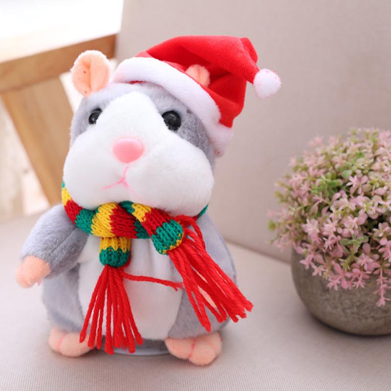 🐹 Last Day Special Price £8.99! ✨Talking Hamster Plush – repeats whatever you say, auto head-shaking, hilarious fun for kids & adults.🎁