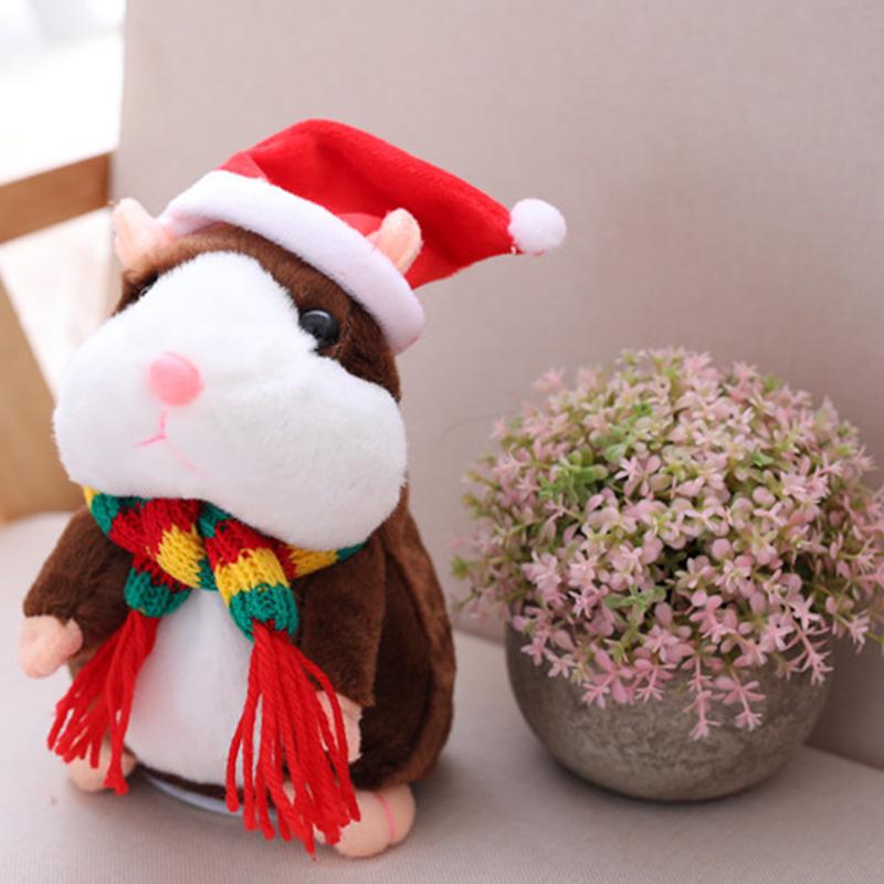 🐹 Last Day Special Price £8.99! ✨Talking Hamster Plush – repeats whatever you say, auto head-shaking, hilarious fun for kids & adults.🎁