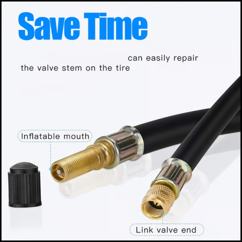 🎉2025 HOT SALE🎉Universal Flexible Tire Valve Extenders for Car, Motorcycle, RV, Truck, Bike, Scooter