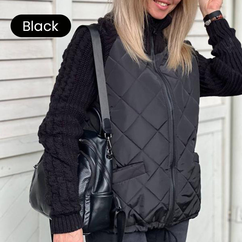 💥Last Day Sale 70% OFF🥰2025 New Women's Knit Patchwork Puffy Jacket