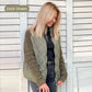 💥Last Day Sale 70% OFF🥰2025 New Women's Knit Patchwork Puffy Jacket