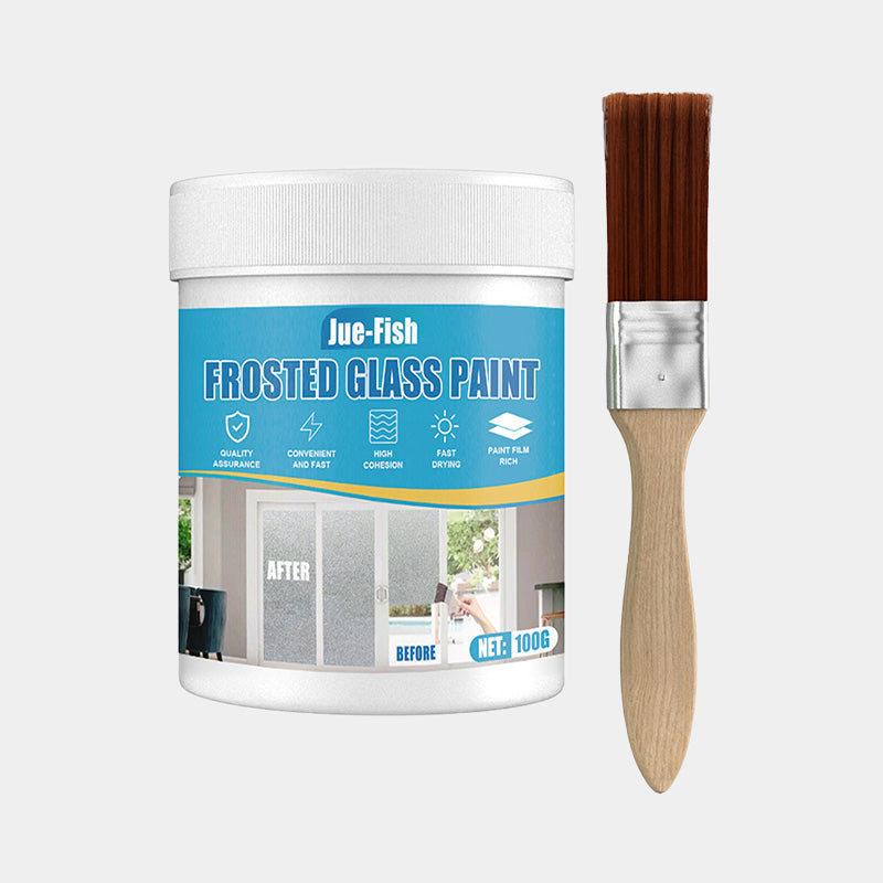 🍃SPRING HOT SALE 49% OFF🍃Waterproof Frosted Glass Paint for Door & Window with Brush