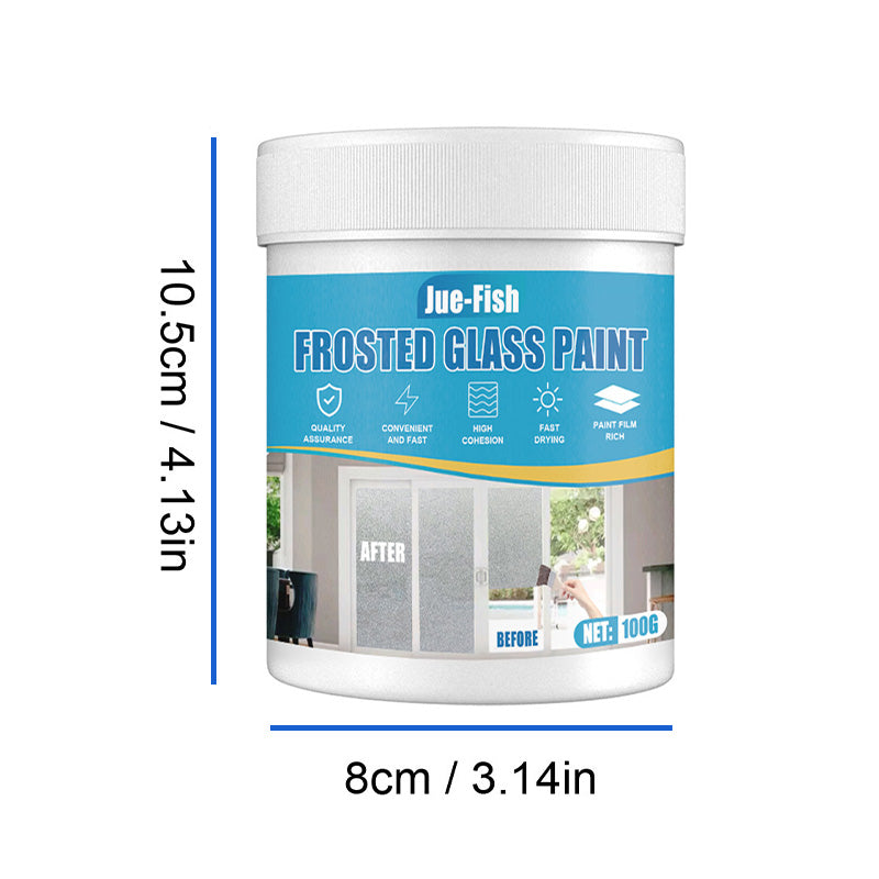 🍃SPRING HOT SALE 49% OFF🍃Waterproof Frosted Glass Paint for Door & Window with Brush