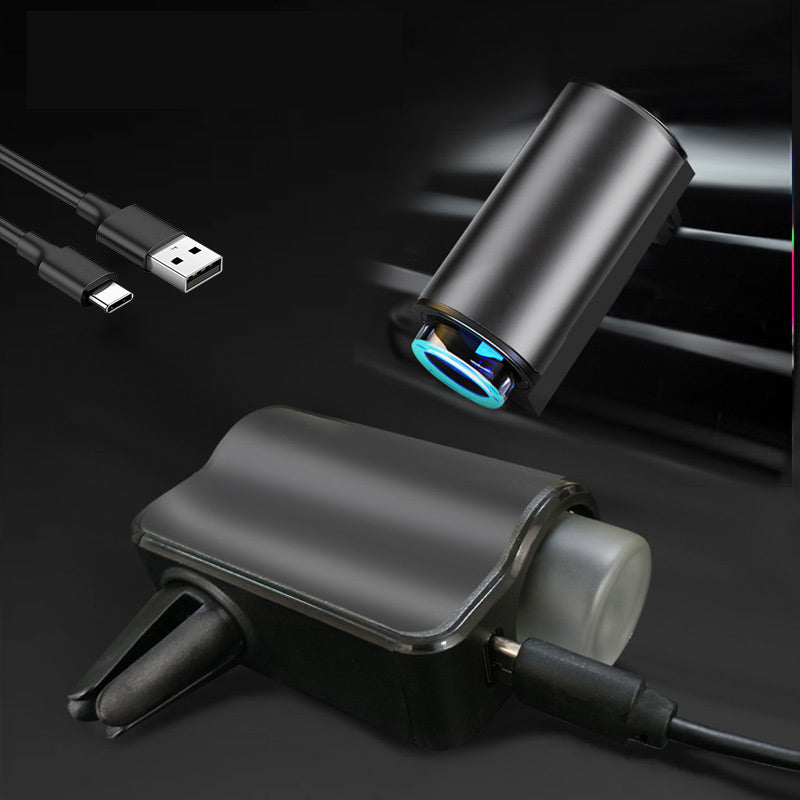 Smart Car Air Freshener Diffuser - 3*10ml Natural Perfume 45 Days Lasting