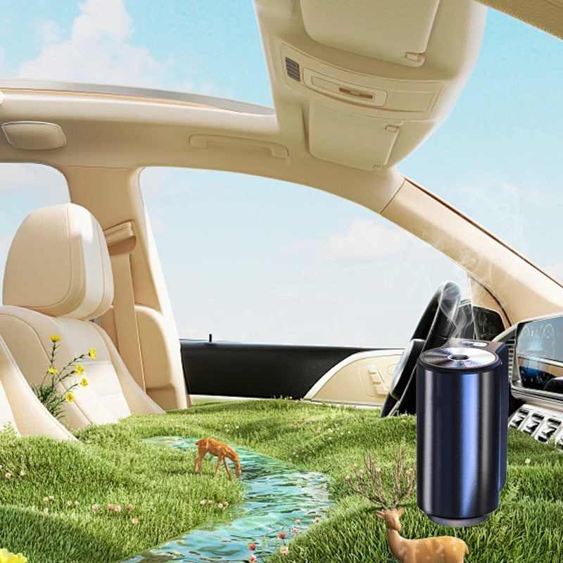 Smart Car Air Freshener Diffuser - 3*10ml Natural Perfume 45 Days Lasting