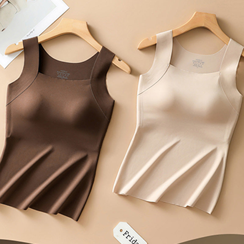 🌸Spring Specials💐Women’s U Neck Thermal Tank Tops with Built-In Bra