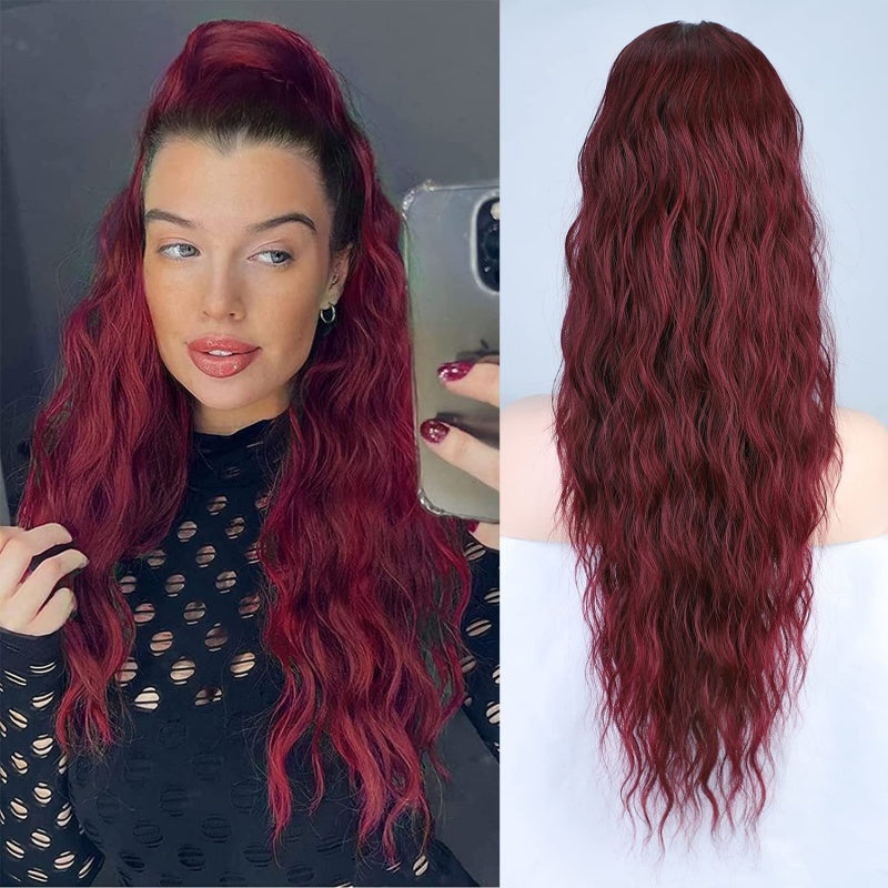 🫧🫧LAST DAY PROMOTION - 49%OFF🫧Curly Wavy Frizzy Hair Extension with Ponytail