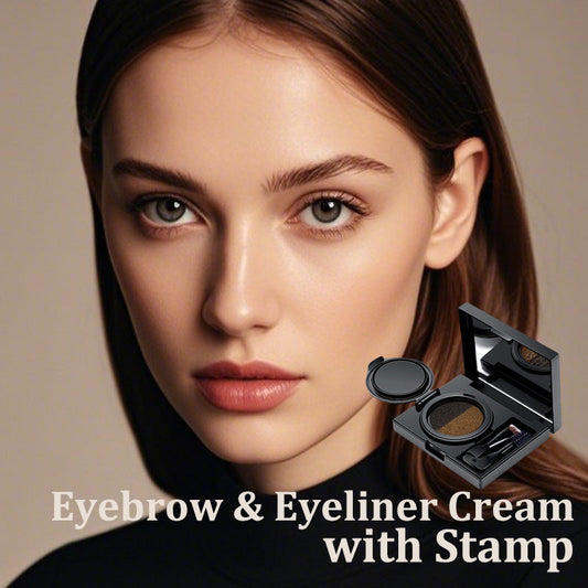 🔥Last Day Sales🔥🔥 ~ Eyebrow & Eyeliner Cream with Stamp😊