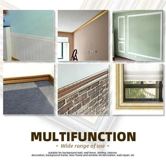 🔥Last Day Sales🔥3D wall edging - Self-adhesive environmental protection 3D wall edging strip