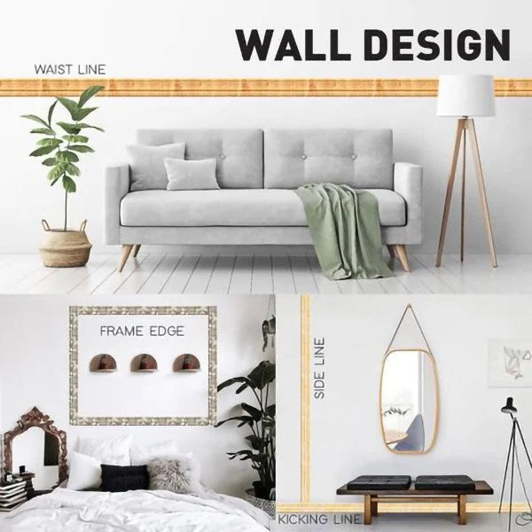 🔥Last Day Sales🔥3D wall edging - Self-adhesive environmental protection 3D wall edging strip