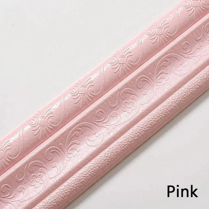 🔥Last Day Sales🔥3D wall edging - Self-adhesive environmental protection 3D wall edging strip