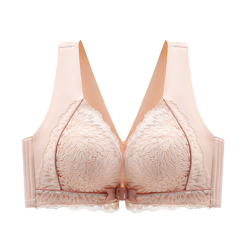 🔥HOT SALE  50% OFF🔥 Front-Clasp Lace Bra with Lift and Anti-Sagging Design