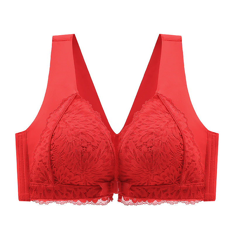 🔥HOT SALE  50% OFF🔥 Front-Clasp Lace Bra with Lift and Anti-Sagging Design