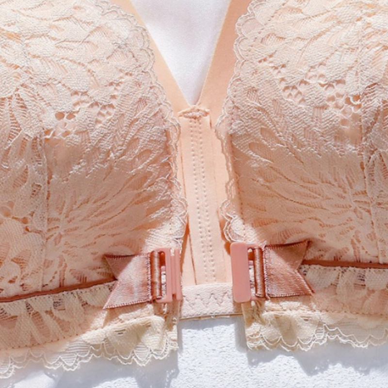 🔥HOT SALE  50% OFF🔥 Front-Clasp Lace Bra with Lift and Anti-Sagging Design