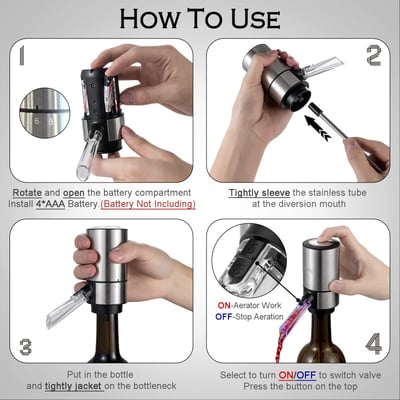 🔥2025 HOT SALE💖 - Electric Wine Aerator Pourer