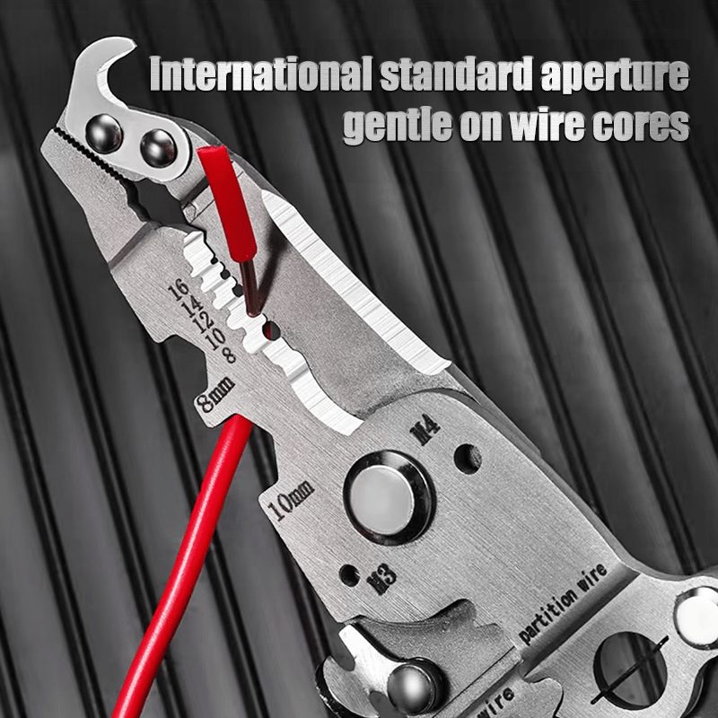 🔥2025 HOT SALE💖Multifunctional, Foldable Wire Stripper – Professional Electrician Tool