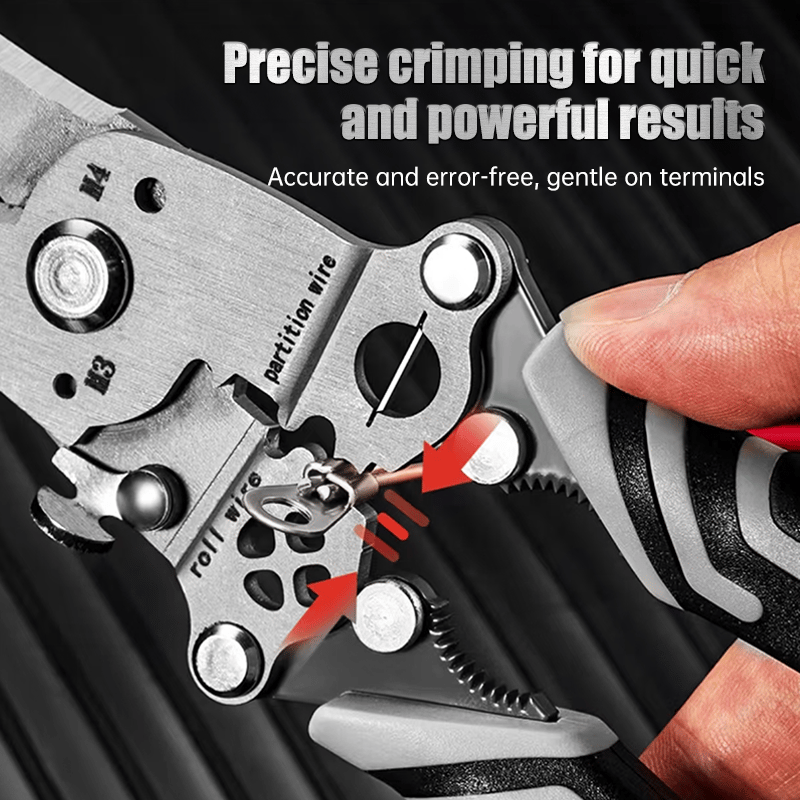 🔥2025 HOT SALE💖Multifunctional, Foldable Wire Stripper – Professional Electrician Tool