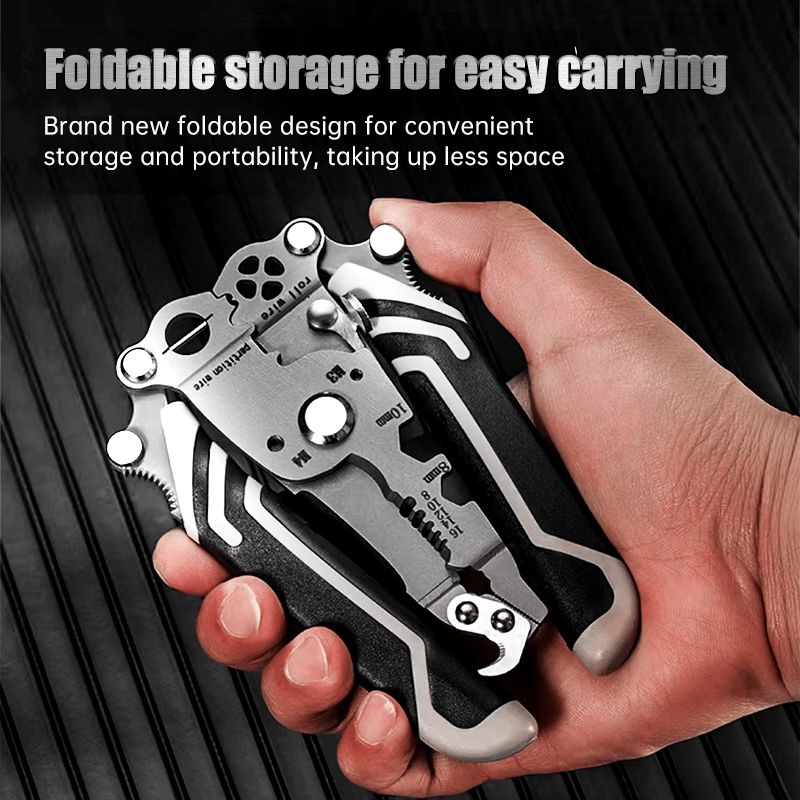 🔥2025 HOT SALE💖Multifunctional, Foldable Wire Stripper – Professional Electrician Tool