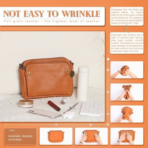 🔥 Hot Sales  50% OFF 🔥- Crossbody Leather Shoulder Bags and Clutches