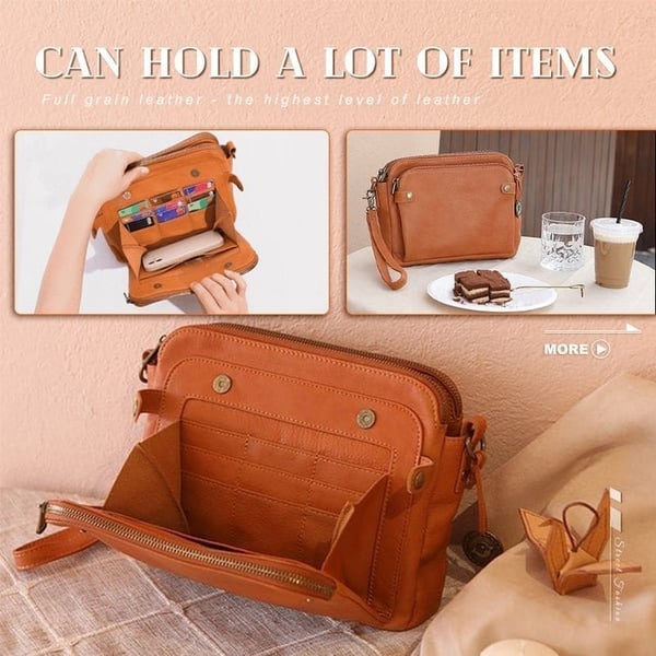 🔥 Hot Sales  50% OFF 🔥- Crossbody Leather Shoulder Bags and Clutches