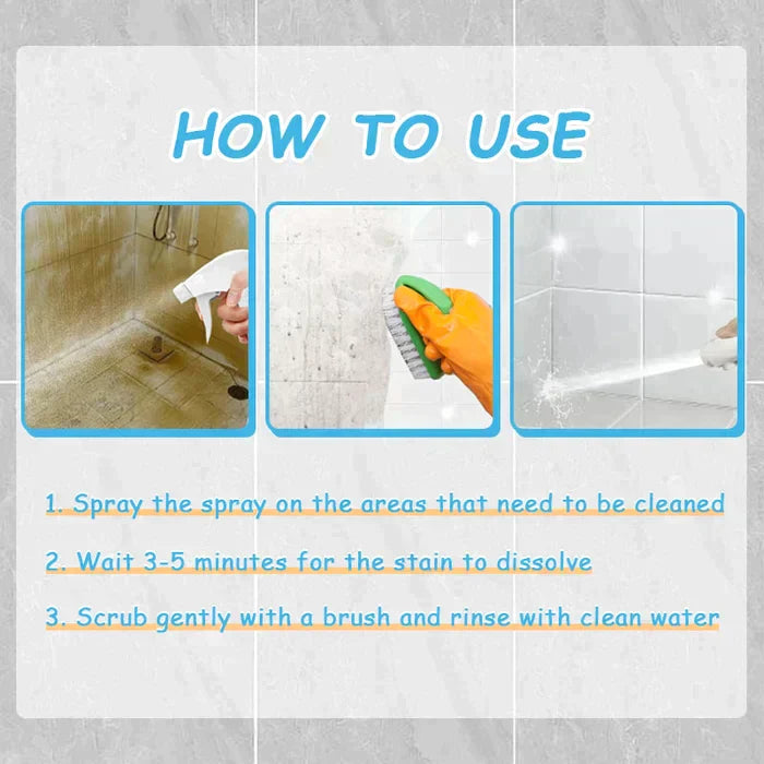 💥New Year Big Sale 49% OFF💥Buy 1 Get 1 Free 🎁Tile Grout Cleaner Sprayer