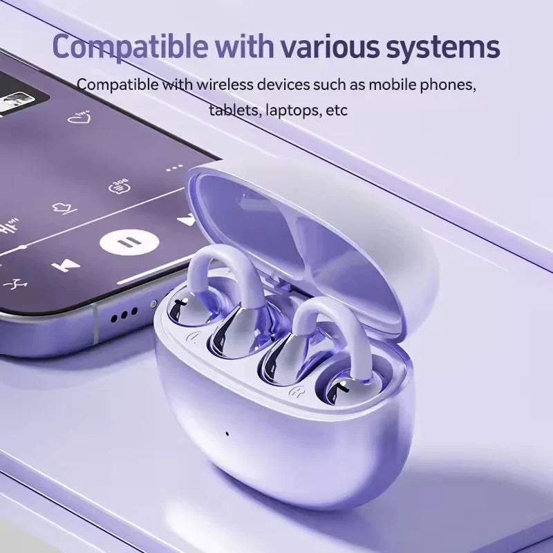 ✨HOT SALE 49% OFF 🎧 Lightweight Open Ear Clip Bluetooth Headphones
