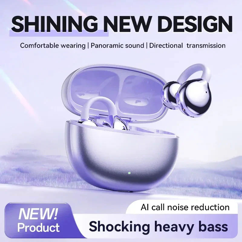 ✨HOT SALE 49% OFF 🎧 Lightweight Open Ear Clip Bluetooth Headphones
