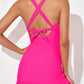 🌷Holiday Sale 49% Discount 👙Deep V Cross-Back Ruched Swimsuit