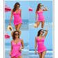 🌷Holiday Sale 49% Discount 👙Deep V Cross-Back Ruched Swimsuit