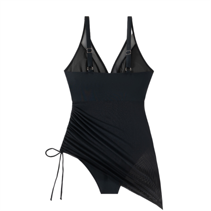 👙2026-Exclusive Offer 50% OFF💥💃Slimming Mesh Sheer Sarong Wraps Swimsuit