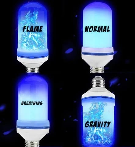 🎃💡2025 HOT Sale 48% OFF🔥LED Flame Light Bulb With Gravity Sensing Effect