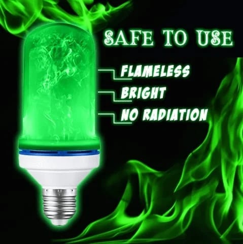 🎃💡2025 HOT Sale 48% OFF🔥LED Flame Light Bulb With Gravity Sensing Effect