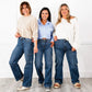 ✨HOT SALE 49% OFF👖Tummy Control High Rise Cargo Wide Leg Jeans