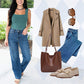 ✨HOT SALE 49% OFF👖Tummy Control High Rise Cargo Wide Leg Jeans