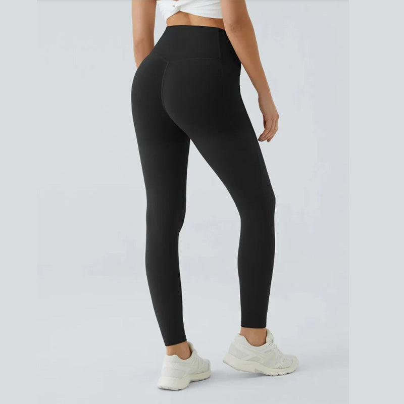 🌸2025 HOT SALE 50% OFF🌸High-Waisted Butt Lifting Tummy Control Shaping Training Leggings with Side Pocket