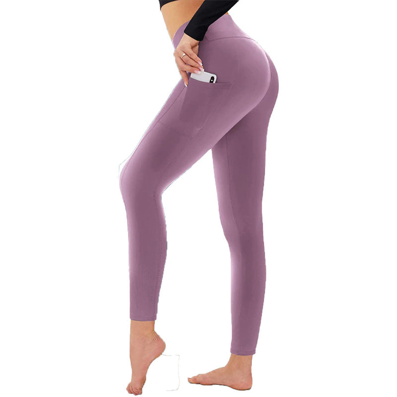 🌸2025 HOT SALE 50% OFF🌸High-Waisted Butt Lifting Tummy Control Shaping Training Leggings with Side Pocket