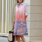 🔥 Hot Sale 50%✨Women's Elegant Floral Print Shirt Dress