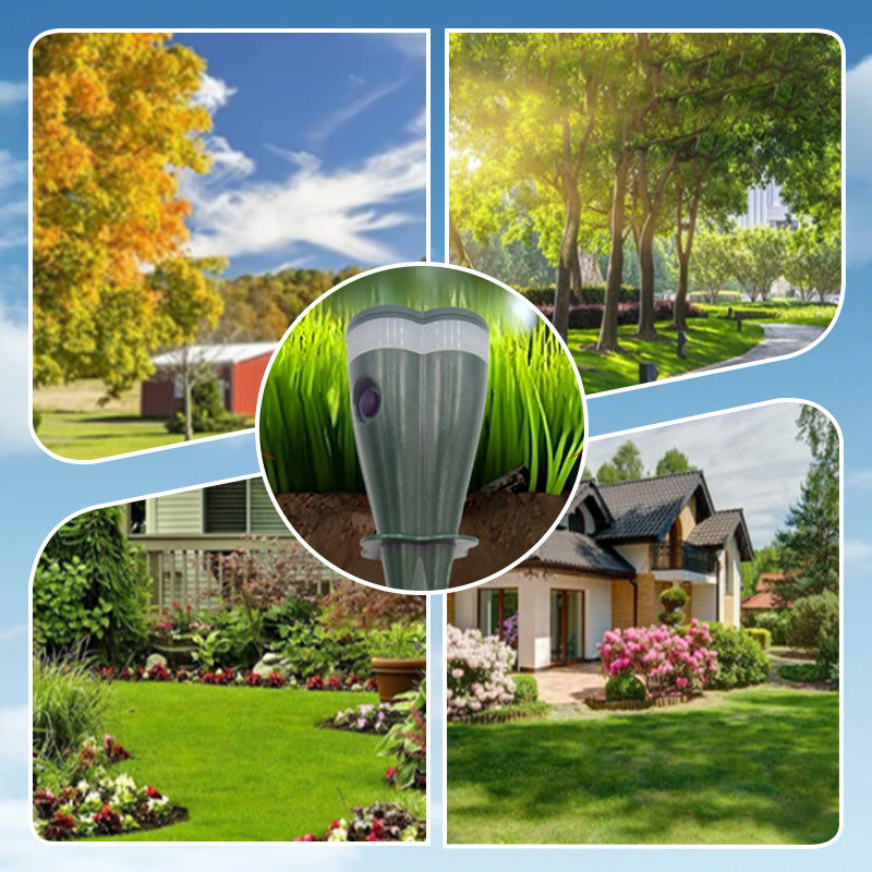 🥳2026 HOT SALE💞50K+ SOLD!🔥 Solar Powered Waterproof Screw Mole Repellent