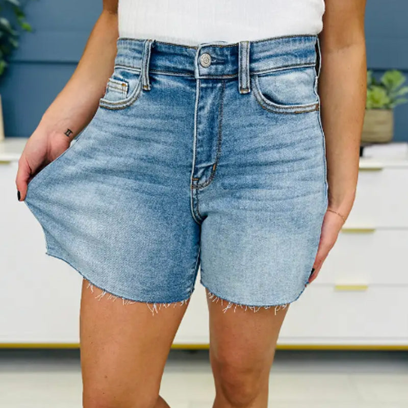 🔥2025 HOT SALE 49% OFF🔥Women's Fashionable Comfortable Denim Shorts