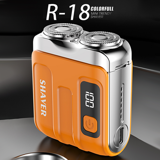 🎉 2026 Sale — Over 37,600 Sold 🪒 Portable Mini Electric Shaver – Men Travel Grooming Tool 🧳